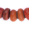 Moroccan Rustic Amber Resin Beads (Graduated)