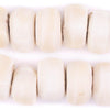 White Bone Beads (Double Length Decorative Strand)