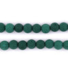 Malachite-Style Round Lava Beads (8mm)
