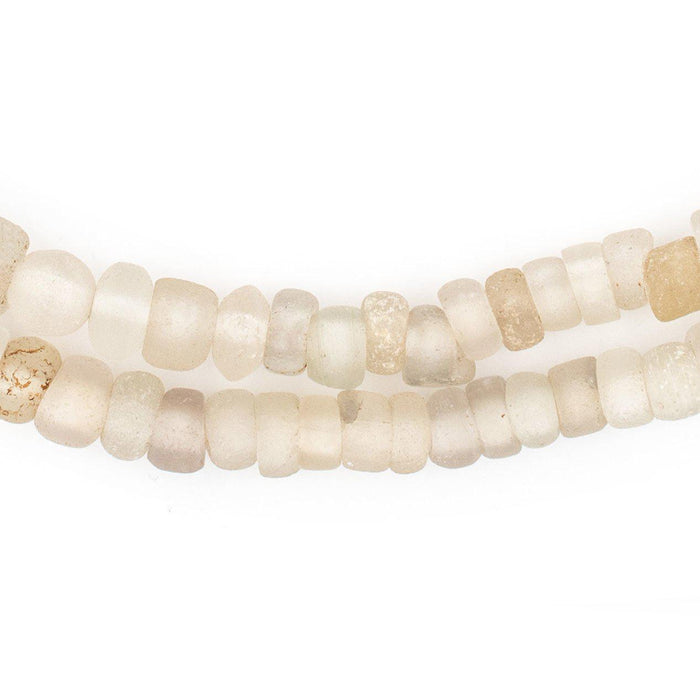 Clear Old Annular Wound Dogon Beads (7mm) - The Bead Chest