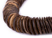 Chocolate Disk Coconut Shell Beads (30mm) - The Bead Chest