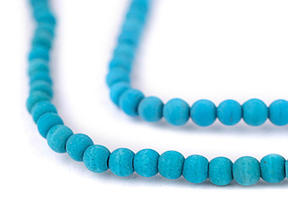 Matte Round Turquoise Style Stone Beads (4mm) - The Bead Chest