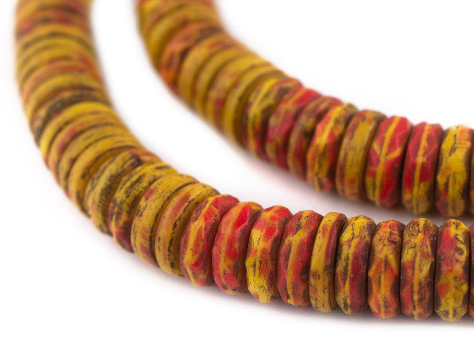 Vintage Kakamba Prosser Beads (13mm) - The Bead Chest