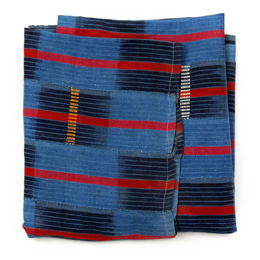 West African Bondoukou Indigo Cloth #10415 - The Bead Chest