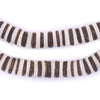 Zebra-Style Coconut Bone Heishi Beads (10mm)