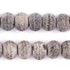Speckled Grey Round Bone Beads (16mm)