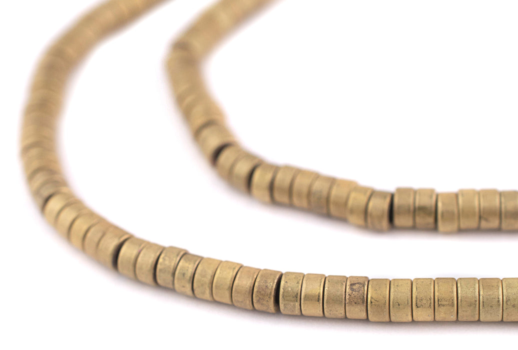 Brass Disk Beads (4mm) - The Bead Chest