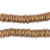 Ghana Brass Donut Beads (10mm)