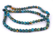 Turquoise Lace Malachite Beads (8mm) - The Bead Chest