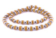 Amber Resin Nepali Silver Capped Beads - The Bead Chest