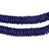 Lapis Blue Bone Button Beads (10mm)