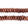Copper Faceted Ring Beads (10mm)