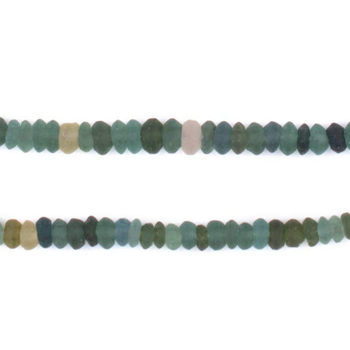 Roman Glass Saucer Heishi Beads (5mm) - The Bead Chest