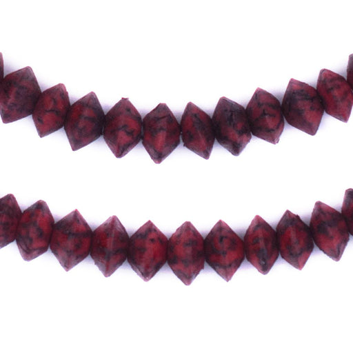 Brick Red Natural Saucer Seed Beads (10mm) - The Bead Chest