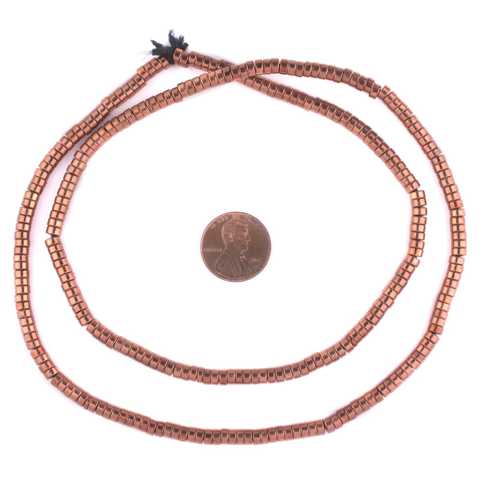 Copper Disk Beads (4mm) - The Bead Chest