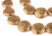 Stamped Eye Circular Brass Beads (18mm) - The Bead Chest