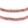 Copper Rounded Rectangle Beads (6x5mm)