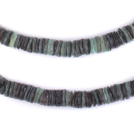 Fern Green Natural Shell Heishi Beads (8mm)