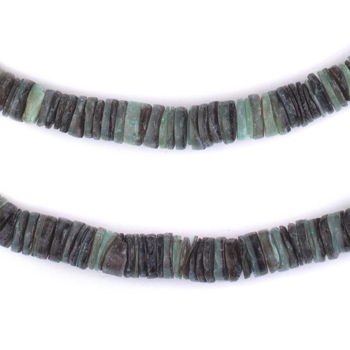 Fern Green Natural Shell Heishi Beads (8mm) - The Bead Chest