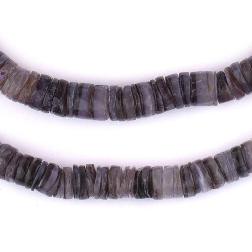 Lavender Purple Natural Shell Heishi Beads (8mm)
