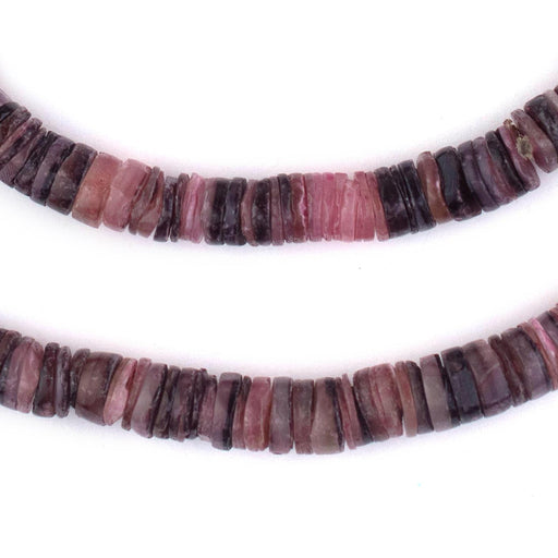 Red Natural Shell Heishi Beads (8mm) - The Bead Chest
