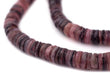 Red Natural Shell Heishi Beads (8mm) - The Bead Chest