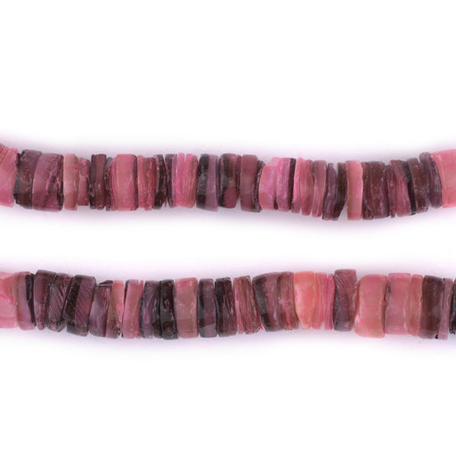 Orange Natural Shell Heishi Beads (8mm)