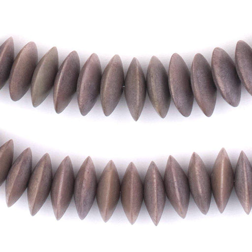 Brown Saucer Natural Wood Beads (15mm)