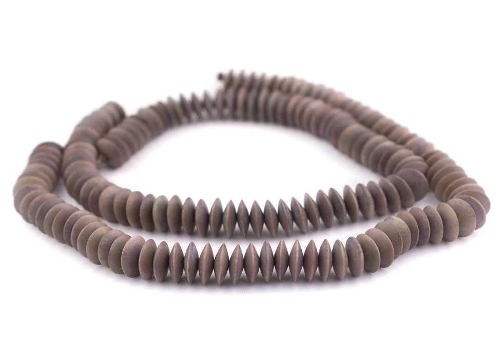 Brown Saucer Natural Wood Beads (15mm) - The Bead Chest