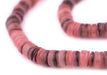 Tulip Pink Natural Shell Heishi Beads (8mm) - The Bead Chest