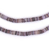 Lavender Purple Natural Shell Heishi Beads (5mm)