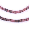 Red Natural Shell Heishi Beads (5mm)