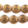 Stamped Eye Circular Brass Beads (18mm)