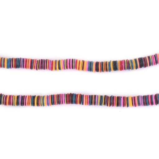 Sunshine Medley Vinyl Phono Record Beads (4mm)
