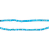 Azure Blue Cylindrical Turquoise Beads (2mm)