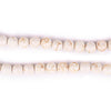 Round White Calcatta-Style Stone Beads (6mm)
