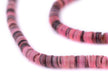 Tulip Pink Natural Shell Heishi Beads (5mm) - The Bead Chest