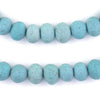 Light Turquoise Moroccan Pottery Beads (12mm)