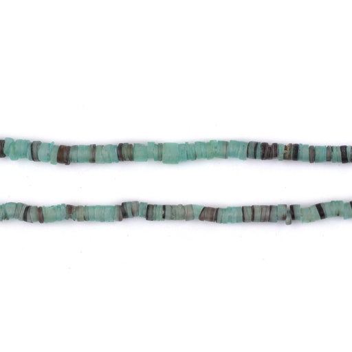 Mint Green Natural Shell Heishi Beads (3mm)