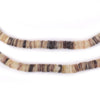 Mustard Yellow Natural Shell Heishi Beads (5mm)