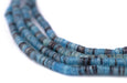 Azul Blue Natural Shell Heishi Beads (3mm) - The Bead Chest