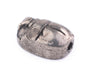 Pharaonic Silver Scarab Bead (20x14mm) - The Bead Chest