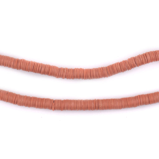 Squash Orange Vinyl Phono Record Beads (4mm) - The Bead Chest