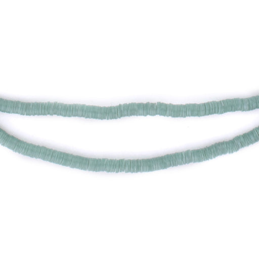 Light Green Vinyl Phono Record Beads (3mm)