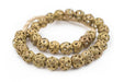 Brass Filigree Globe Beads (18mm) - The Bead Chest
