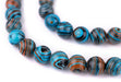 Turquoise Lace Malachite Beads (10mm) - The Bead Chest