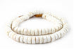 White Naga Conch Shell Disk Beads (12mm) - The Bead Chest