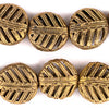 Circular Leaf Brass Filigree Beads (23mm)
