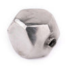 Silver Hollow Cornerless Cube Bead (30mm)