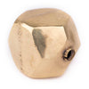 Brass Hollow Cornerless Cube Bead (35mm)